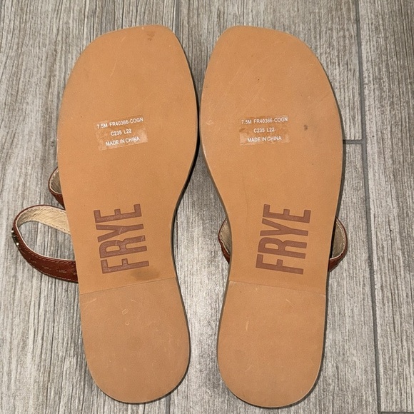 NWOT Frye Women's Faye Strappy Slide Brown Sandal Size 7.5 - Picture 10 of 14